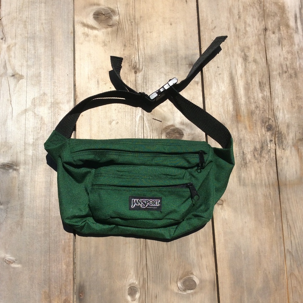 VTG jansport fanny pack green fanny pack vintage